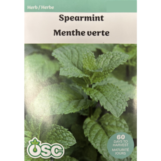 OSC Herb Seeds Spearmint Pkg.