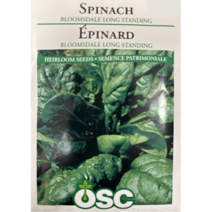 OSC Seeds Spinach Bloomsdale Long Standing Pkg.