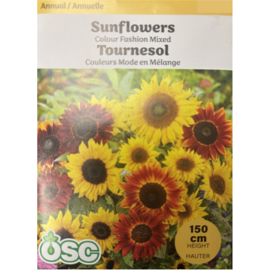 OSC Seeds Sunflower Colour Fashion Mixed Pkg.