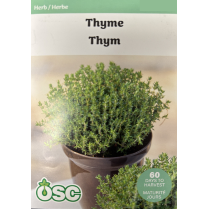 OSC Herb Seeds Thyme Pkg.