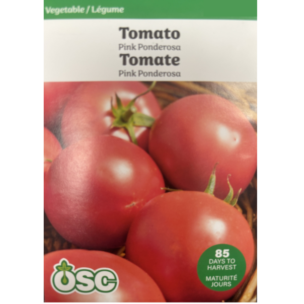 OSC Seeds Tomato Pink Ponderosa Pkg.