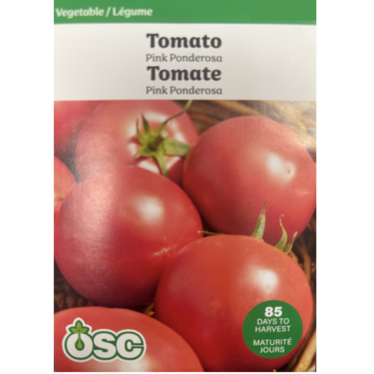 OSC Seeds Tomato Pink Ponderosa Pkg.