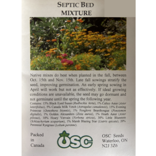 OSC Seeds Mix Septic Bed Pkg.