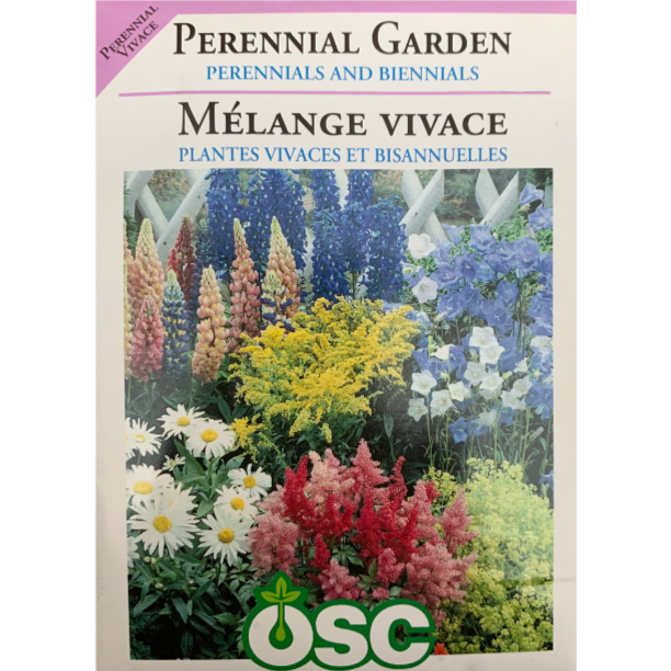 OSC Seeds Perennial Garden Perennials and Biennials Pkg.