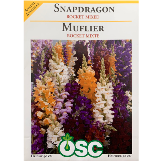 OSC Seeds Snapdragon Rocket Mixed Pkg.