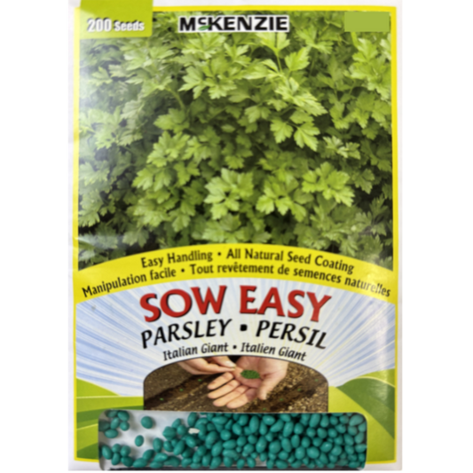 McKenzie Sow Easy Seed Parsley Italian Giant