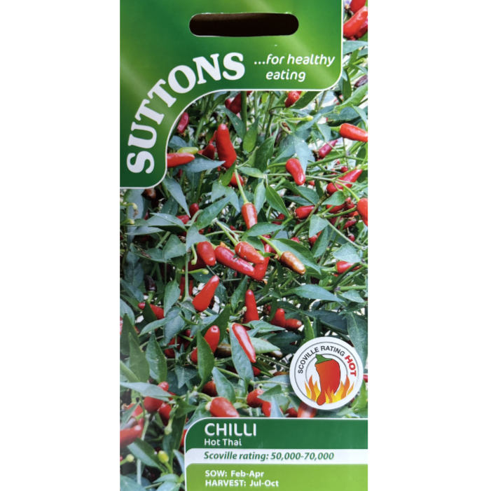 Suttons Seed Chilli Hot Thai Pkg.