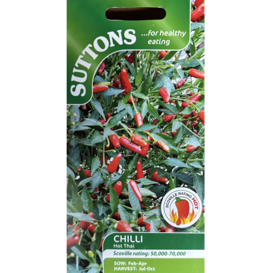 Suttons Seed Chilli Hot Thai Pkg.