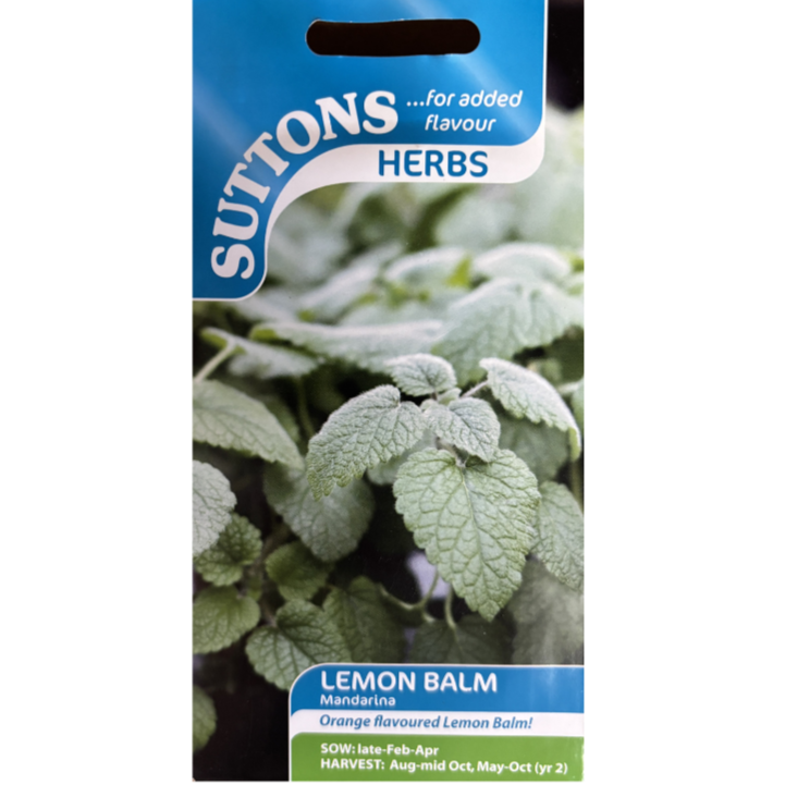 Suttons Seed Lemon Balm Mandarina Pkg.