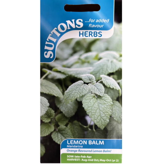 Suttons Seed Lemon Balm Mandarina Pkg.