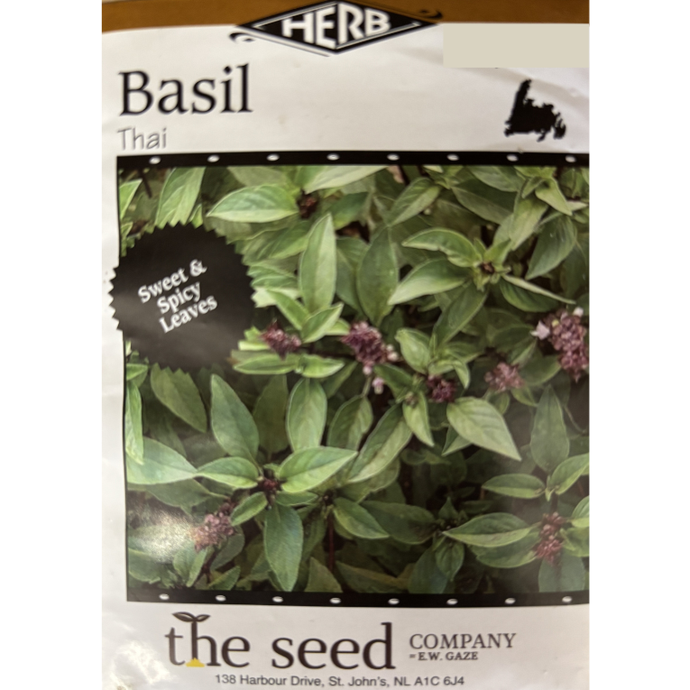 The Seed Company Herb Basil Thai Pkg.