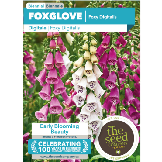 The Seed Company Foxglolve Foxy Digitalis Pkg.