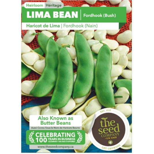 The Seed Company Bean Lima Fordhook Bush Pkg.