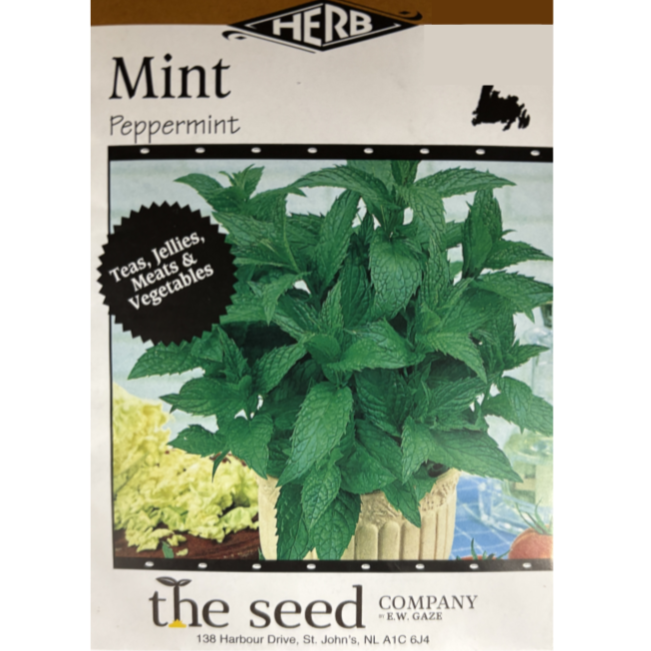 The Seed Company Herb Mint Peppermint Pkg.