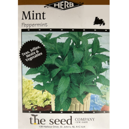 The Seed Company Herb Mint Peppermint Pkg.