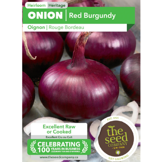 The Seed Company Onion Red Burgundy Pkg.