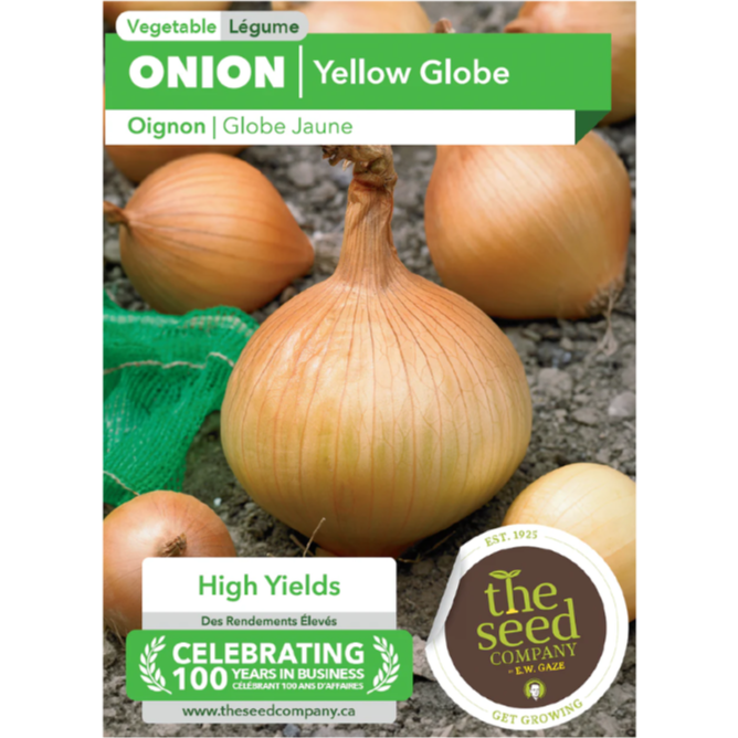 The Seed Company Onion Yellow Globe Pkg.