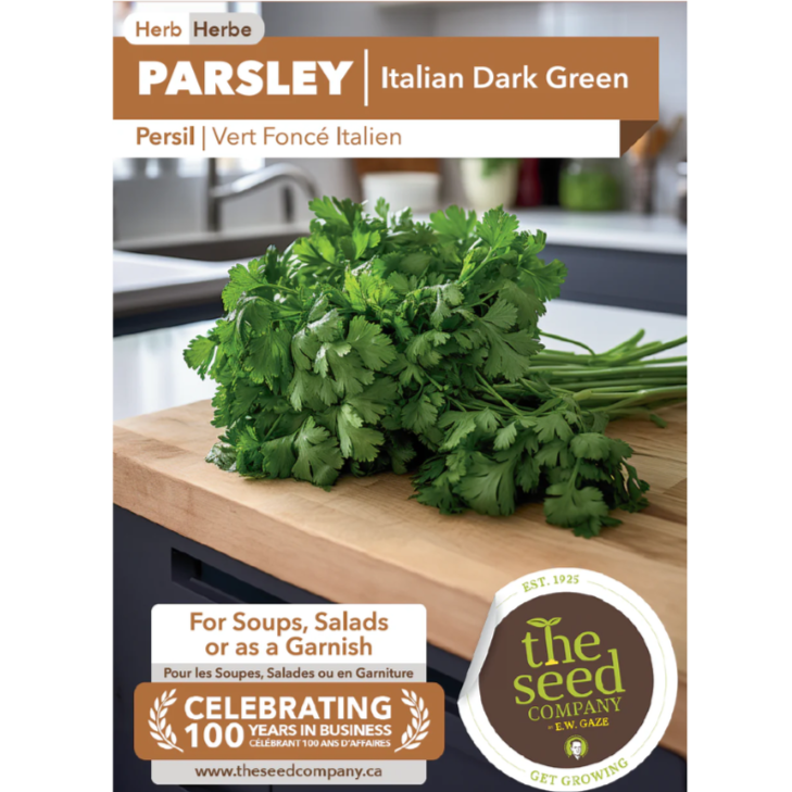 The Seed Company Herb Parsley Italian Dark Green Pkg.