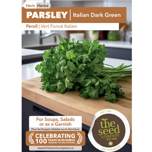 The Seed Company Herb Parsley Italian Dark Green Pkg.