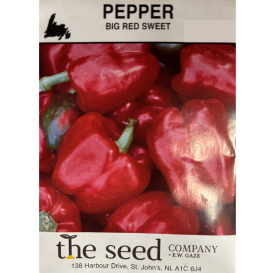 The Seed Company Pepper Big Red Sweet Pkg.