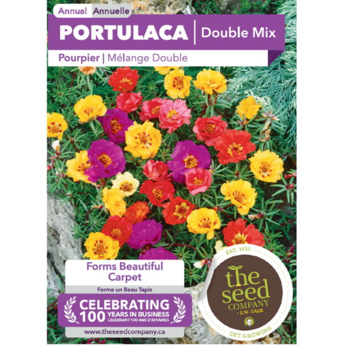 The Seed Company Portulaca Double Mix Pkg.