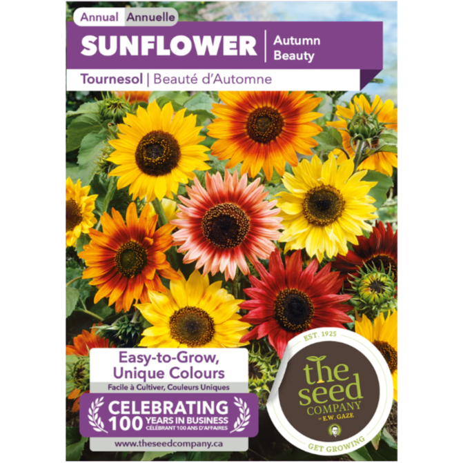 The Seed Company Sunflower Autumn Beauty Pkg.