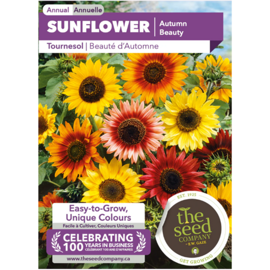 The Seed Company Sunflower Autumn Beauty Pkg.