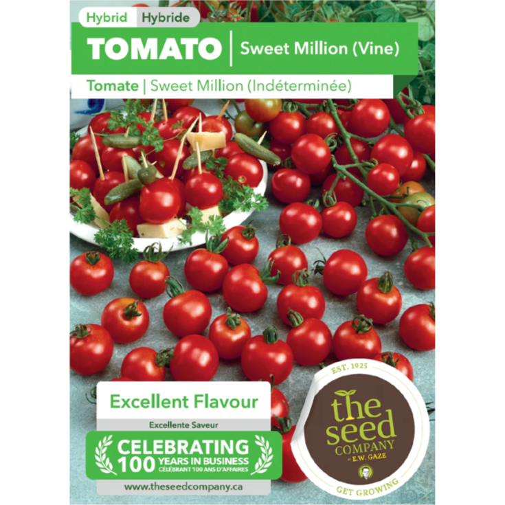 The Seed Company Tomato Sweet Million Pkg.