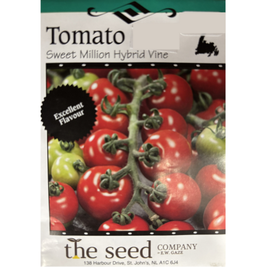 The Seed Company Tomato Sweet Million Hybrid Vine Pkg.