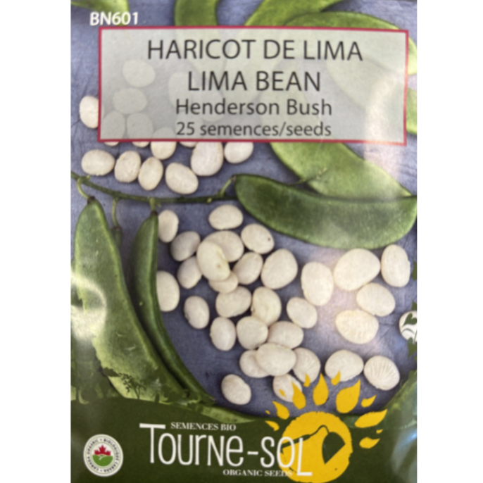 Tourne-Sol Bean Henderson Lima Bush Pkg.