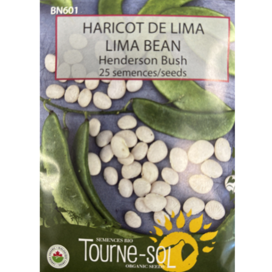 Tourne-Sol Bean Henderson Lima Bush Pkg.