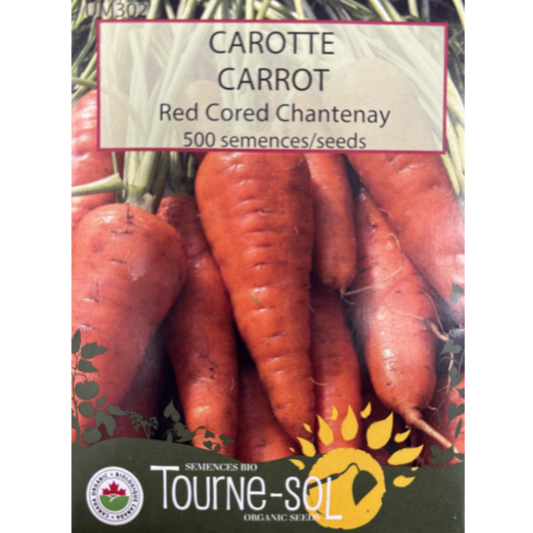 Tourne-Sol Carrot Chantenay Red Cored Pkg.