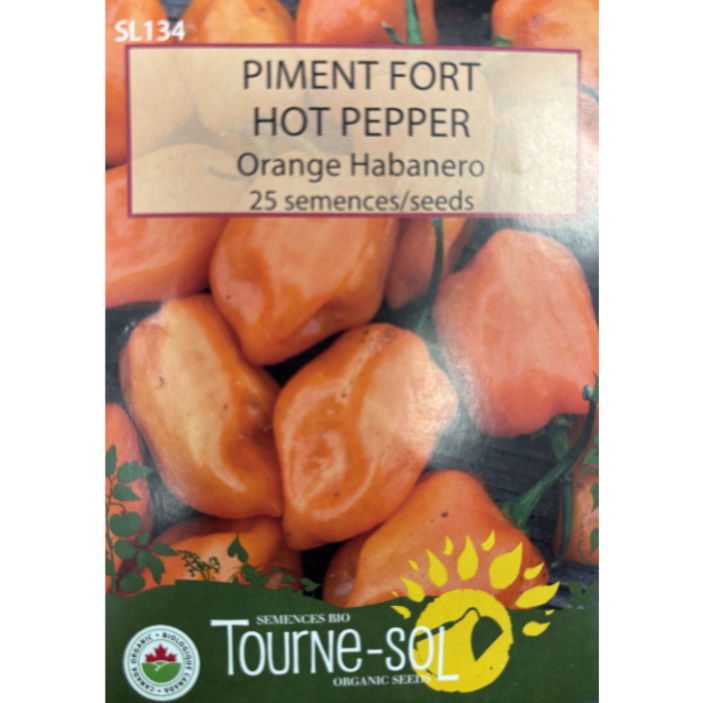 Tourne-Sol Pepper Habanero Orange Hot Pkg.