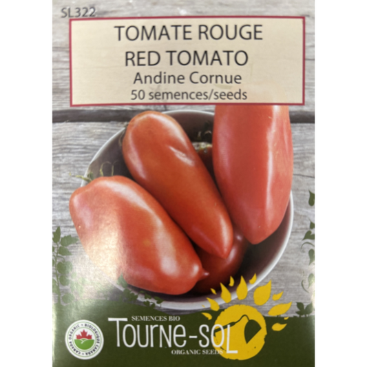 Tourne-Sol Tomato Andine Cornue Pkg.