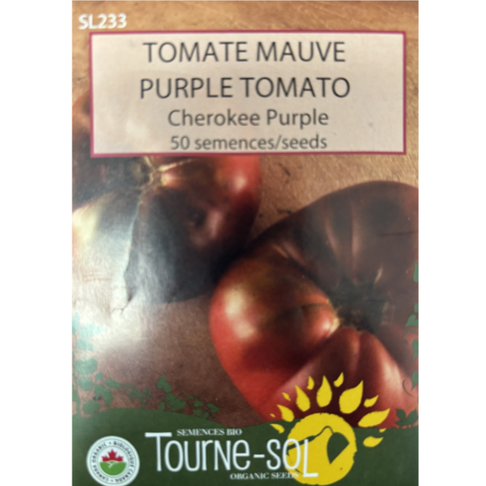 Tourne-Sol Tomato Cherokee Purple Pkg.