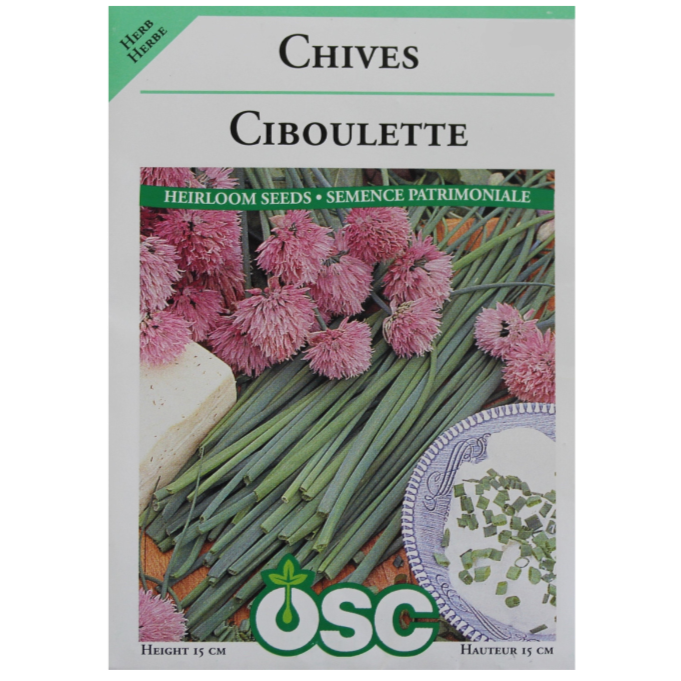 OSC Herb Seeds Chives Pkg.