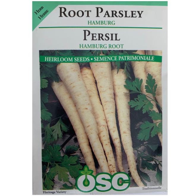 OSC Herb Seeds Root Parsley Hamburg Pkg.