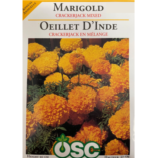 OSC Seeds Marigold Crackerjack Mixed Pkg.