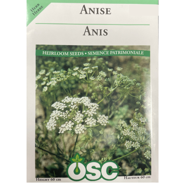 OSC Herb Seeds Anise Pkg.