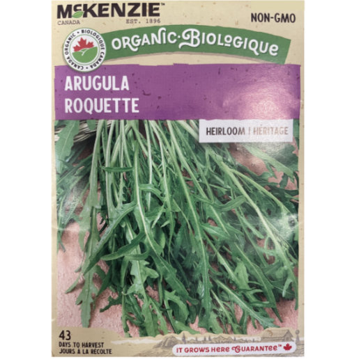 McKenzie Organic Herb Seed Arugula Pkg