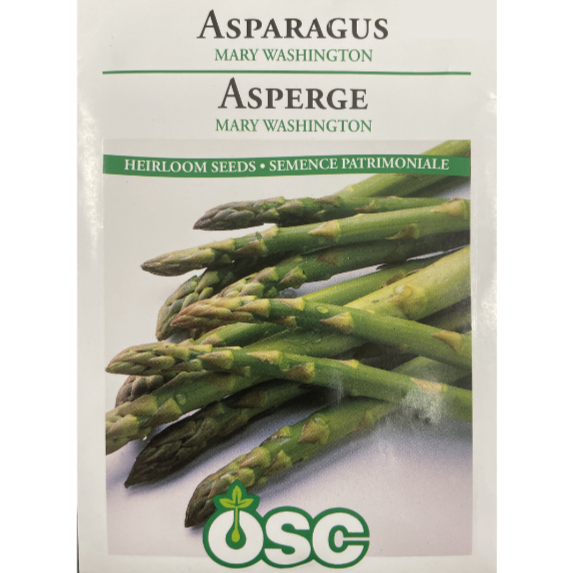 OSC Seeds Asparagus Mary Washington Pkg.