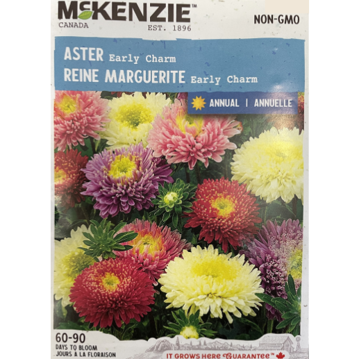 McKenzie Seed Aster Early Charm Pkg