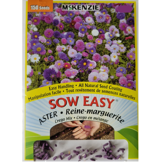 McKenzie Sow Easy Seed Aster Crego Mix