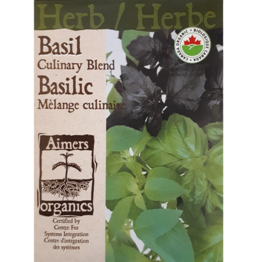 Aimers Organics Herb Basil Culinary Blend Pkg.