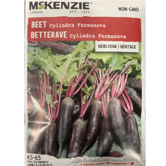 McKenzie Seed Beet Cylindra Formanova Pkg.