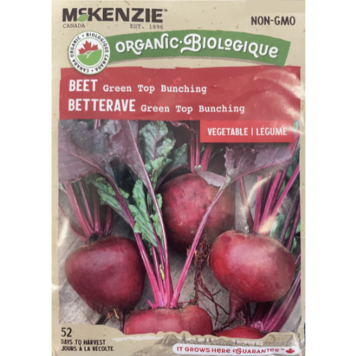 McKenzie Organic Seed Beet Green Top Bunching Pkg.