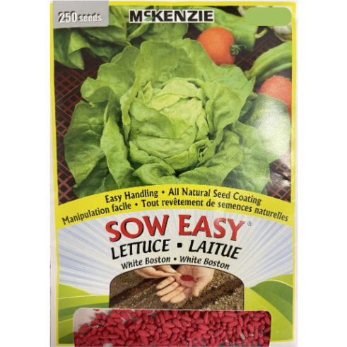 McKenzie Sow Easy Seed Lettuce White Boston