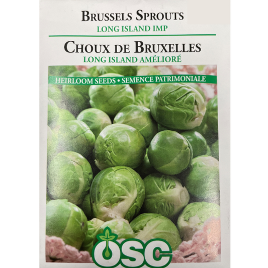 OSC Seeds Brussels Sprouts Long Island Improved Pkg.