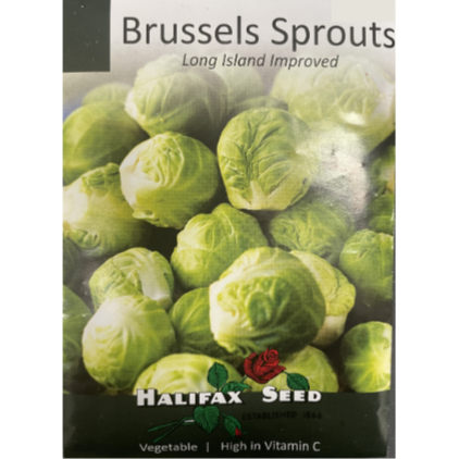 Halifax Seed Brussels Sprouts Long Island Improved Pkg.