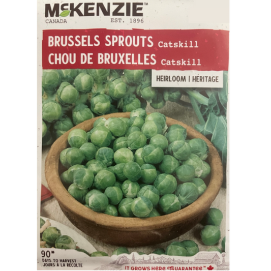 McKenzie Seed Brussels Sprouts Catskill Pkg.